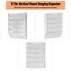 Senhoglb File Folder Organizer, 5-Tier Mesh Hanging Wall File Holder,