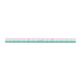 Clover CL25-041 Mini Ruler, 5.9 x 0.4 inches (15 x 1 cm), Thickness 0.04 inch (1 mm)