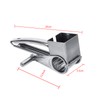 QANYEGN Multi Function Rotary Grater, Stainless Steel Rotary Cheese Grater,