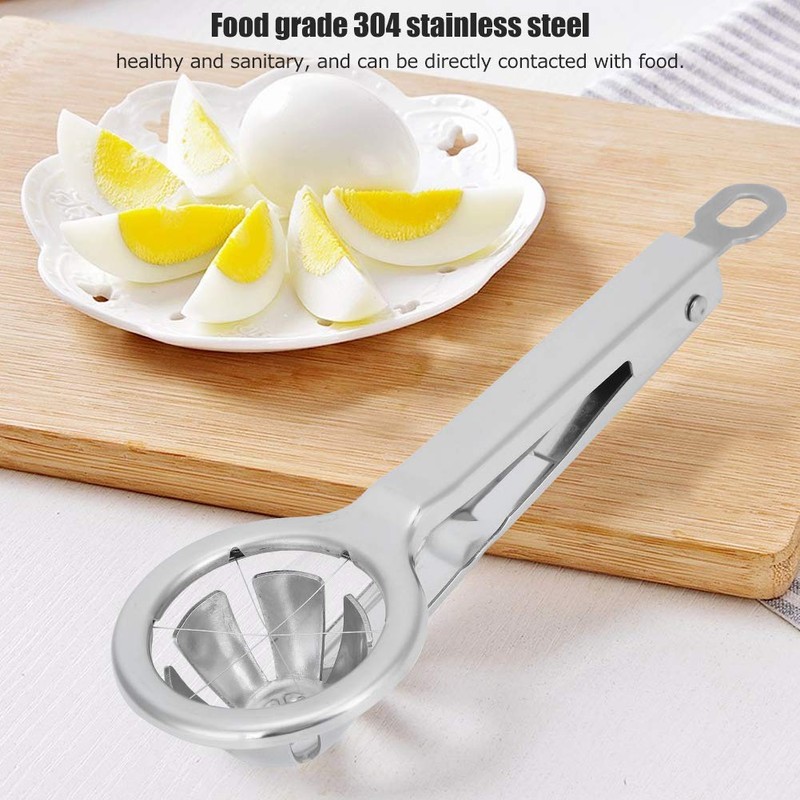 Stainless Steel Egg with Handle Cutter Egg Cutter Cutting Pliers