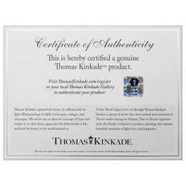 Thomas Kinkade Studios Beauty and the Beast's Winter Enchantment 8 x 10 Wrapped Canvas