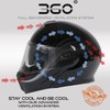 Milwaukee Helmets MPH9813DOT Gloss Black Menace DOT Approved Motorcycle Modular