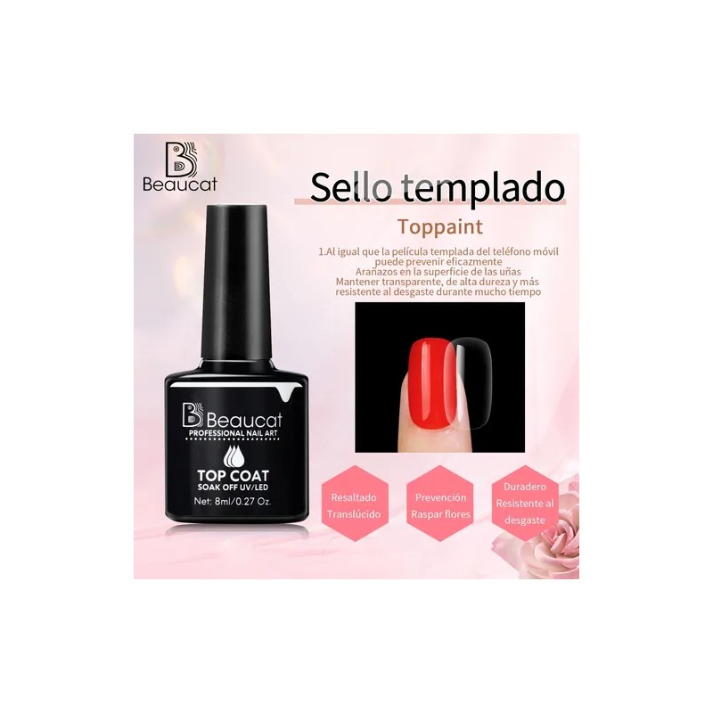 Kit Para De Uñas Polygel Completo Acrilicas Beaucat 18 Pcs