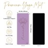Lotus et Moi Yoga Mat Thick 4.5mm, Natural Rubber and