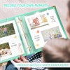 Craftask 12x12 Photo Album 3 Ring Binder, PU Leather Cover
