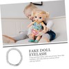 Outanaya 30Pcs Doll Eyelashes Strips Soft Fake Lashes for Doll