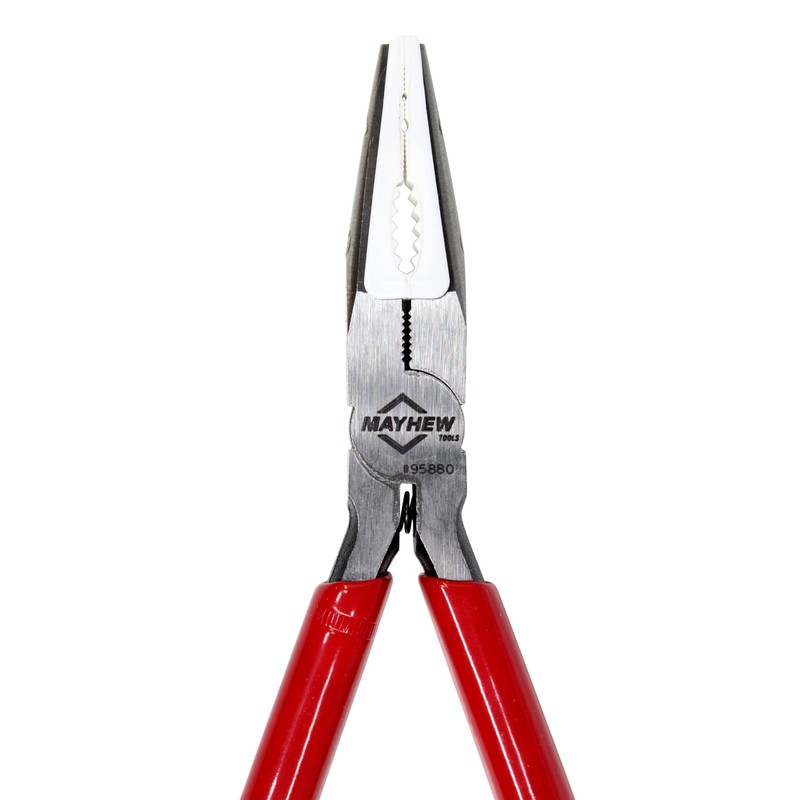 Mayhew Tools 95880 Soft Jaw Pliers, Needle Nose, Red