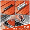 GETLITOOL Solar Panel Mount 2 Module Set, Solar Panel Mount