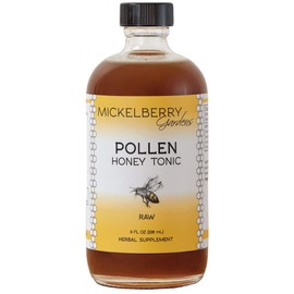 Pollen Honey Tonic - Herbal Supplement - Natural Respiratory Support (8 Ounces)