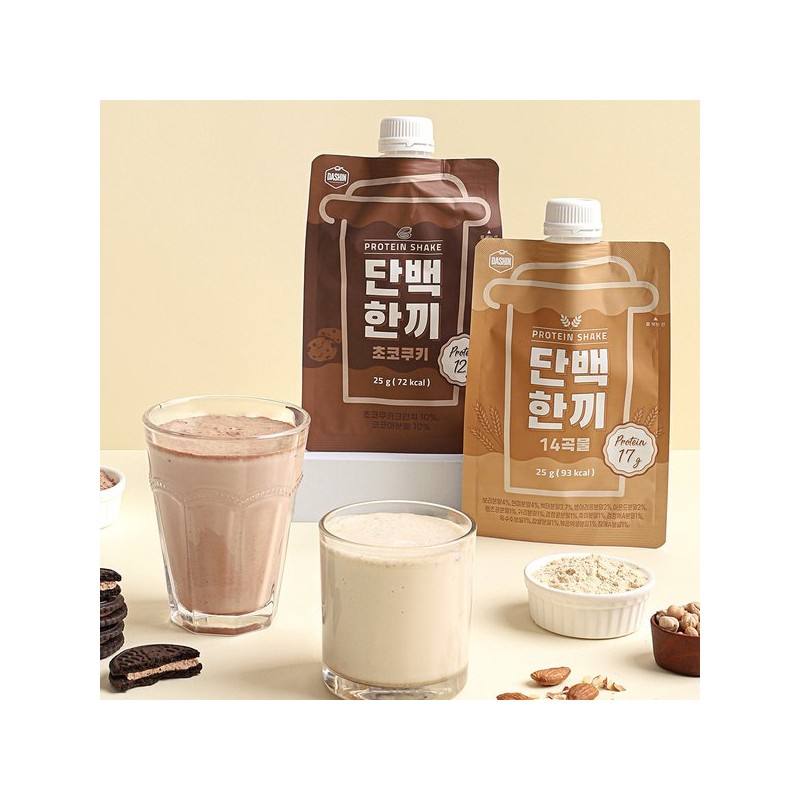 Dashin Shop 단백한끼 14곡물 3개 Protein Meal 14 Grains (Set