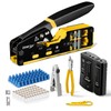 ZoeRax Ethernet Crimping Tool Kit RJ45 Crimp Tools,CAT5 Cat5e Cat6