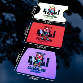 MTNSPTCR 3Pcs PPF Squeegee Vinyl Scraper Tool, 40A 60A 80A Hardness Car Vinyl Wrap Tools, Soft TPU Mini Squeegee Car Tint Tool for Window, Mirror, Windsheild, Car DIY Crafting