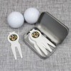 Azeeda 'Smiling Border Collie' Golf Divot Tool/Repair Fork Gift Set