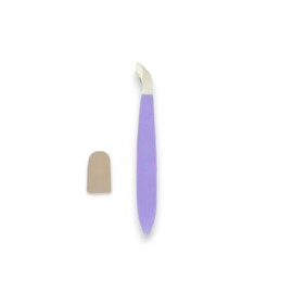 DreamCut Tweezer Nipper With Pusher - Stainless Steel (Purple)