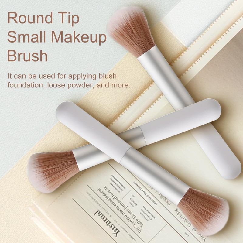 10-Piece Set Fluffy Beauty Makeup Brushes, Portable Blending Brushes with