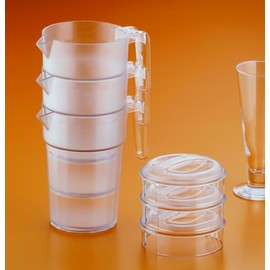 Cambro (Cambro) Stackable Pitcher with Lid 1.0 Quart P34CW