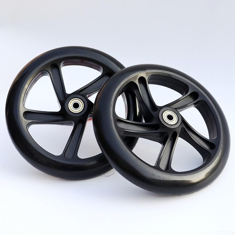 Scooter Wheels with Improved Grip Quiet PU Wheels for Roller