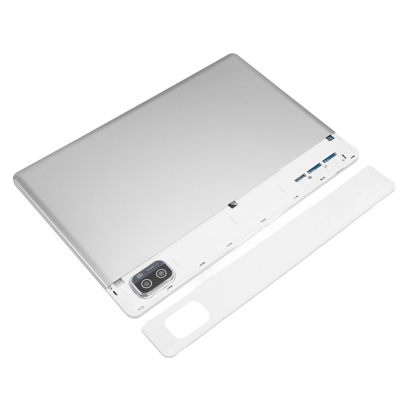 10.1in Tablet Silver 5G WiFi Calling for Android 12 6GB