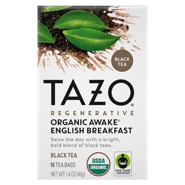 TAZO Organic Black Tea, (Awake, Chai, Zen, Calm, Mint, Earl Grey, Green Ginger) (2ea) (Variety Pack)