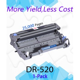 (1-Pack, Drum Unit) Compatible DR-520 DR-620 Imaging Drum Unit High Yield Used for Brother HL-5240 HL-5250DN HL-5340D HL-5370DW MFC-8890DW MFC-8460N DCP-8060 DCP-8065DN Printer, by EasyPrint