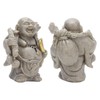 Buddha Statue Resin Mini 8cm Maitreya Laughing Buddha Figurine for