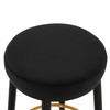 Ball & Cast Modern Metal Frame Round Bar Stools 24
