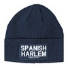 Spanish Harlem New York Winter Knit Adult Beanie Hat Navy
