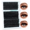 Fluffy Eyelash Extensions, 60D + 80D + 100D, Artificial Eyelashes,