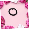minkissy 5pcs Heart Detail Thick Elastic Hair Ties for Women