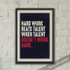 JSC163 Hard Work Beats Talent When Talent Doesn't Work Hard