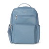 Baggallini Tribeca Expandable Laptop Backpack - 15"x11" Lightweight Work Travel