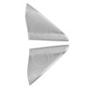 2 Pcs Car Door Speaker Cover Trim Stickers Aluminium Alloy