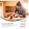 Gadpiparty 24Pcs Mandrel Set for Rotary Tools Screw Mandrels and