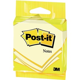 Post-it 6820GB Notes - Canary Yellow - Hangable Flow Packs - 100 Sheets Per Pad - 76 mm x 76 mm