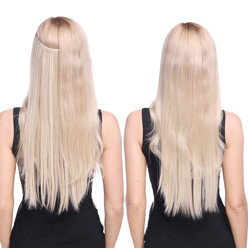 Wire-In, Smooth Hair Extensions Smooth 50 cm