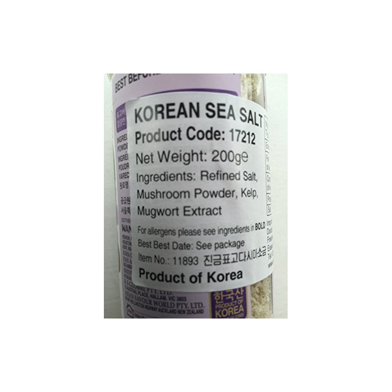 Wang Korean Sea Salt - 7.05oz (Mushroom Powder)
