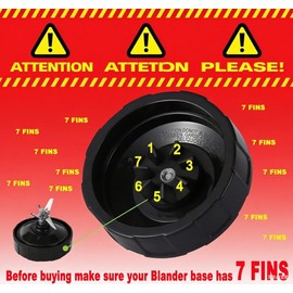 2025 Upgrade 2 * 24oz Ninja Blender Cups Replacement with 2*To-Go and 7 Fins Extractor Blade Lids compatible with Nutri Ninja Blenders, Blender Bottles for Auto iQ Smoothie Cups Ninja Cups BL/CT/NN