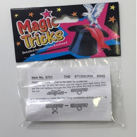 The Stubborn Ring-Magic Trick by D. Robbins & Co.