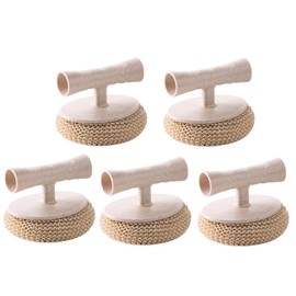 Gatuida 1set Multifunction Short Handle Cleaning Brushes for Kitchen Bowl and Sink Scrubbing Tools Durable Design for Hard to Reach Areas for Kitchen Supplies Cleaning 5pcs