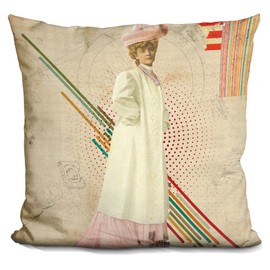 LiLiPi Je T'Aime Decorative Accent Throw Pillow