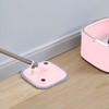 Spin Mop and Bucket with Separate Compartments for Clean and