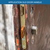 Sourcing Map 2Pcs Silver Iron Door Spindle Bar, 50mm Square