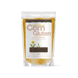 Organic Corn Gluten Fertilizer - GMO-Free, All-Natural Lawn Care for Healthy Grass | Ground-Breaking Formula with Pure Corn Gluten | Non-Toxic and Eco-Friendly (5/10 lbs) (15 lbs)