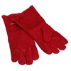 AB Tools Fireplace Heat Resistant Safety Gloves Gauntlets Log Wood