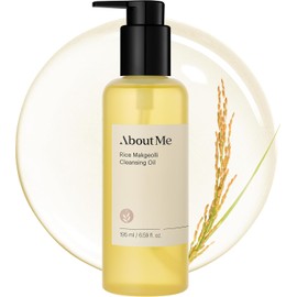 Limpiador Facial Coreano en Aceite de Arroz, About Me, 195ml