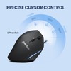 Perixx PERIMICE-508 Vertical Ergonomic Mouse - Programmable - Natural Ergonomic