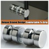 Mooche Solid SUS304 Stainless Steel Shower Glass Door Handle, 3cm