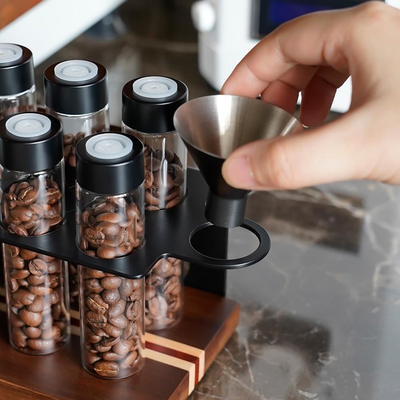watchget Single Dose Coffee Storage Tubes 10 Pcs Dosing Glass