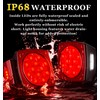 Cyfie LED Trailer Light Kit, Super Bright Submersible Brake Stop