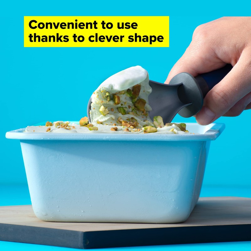 Tasty Everyday Ice Cream Scoop, Ice Cream Portioner, Stainless Steel